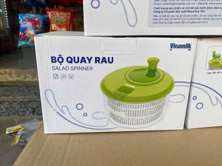 Rổ quay rau size lớn hàng km Vinamilk