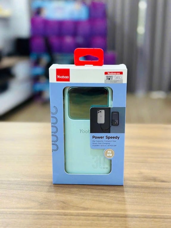 Pin Sạc Dự Phòng Yoobao chính hãng Q22 Pro 20000mAh Sạc Nhanh Tích Hợp Dây Sạc Type - C