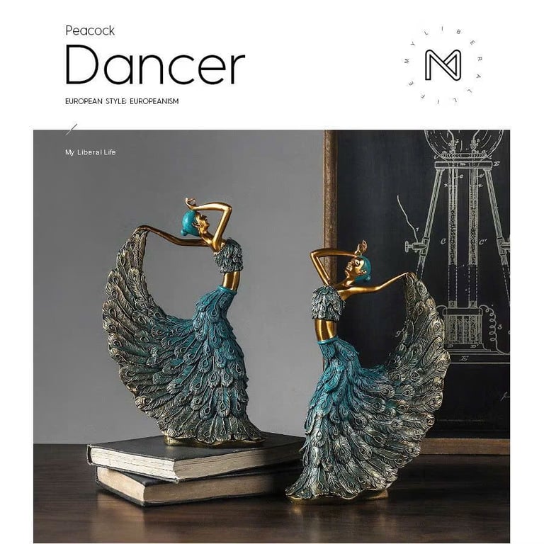 Set 2 Tượng Vũ công Ba Lê