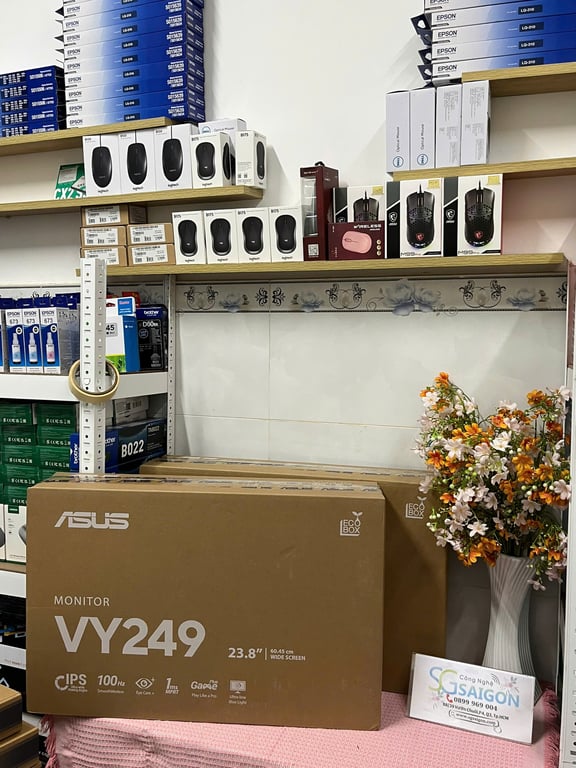 Màn Hình ASUS VY249HF (23.8 inch/ IPS/ FHD/ 100Hz/ 1ms)