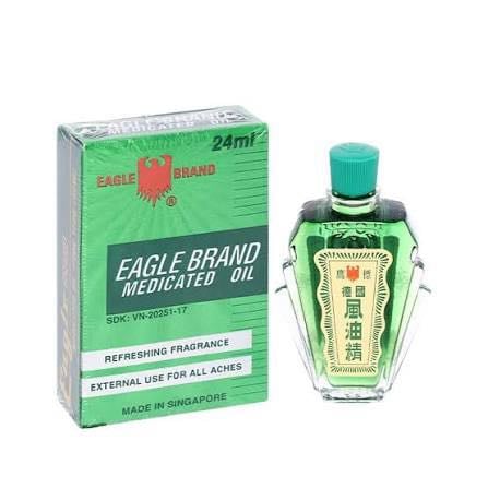 Dầu 1 nắp ó  c/24ml lốc/12c