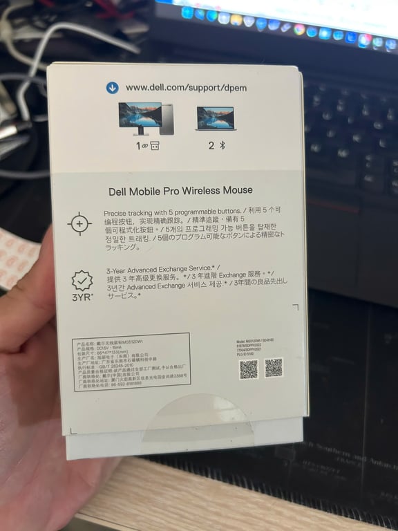 Chuột Dell Mobile Pro MS5120W  không dây  Bluetooth Wireless
