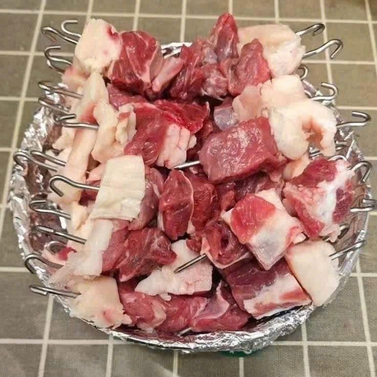 SET DỤNG CỤ XIÊN THỊT NƯỚNG CHO NỒI CHIÊN KO DẦU