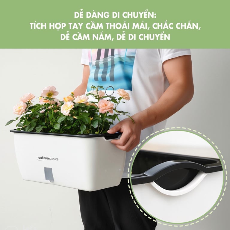 Set 3  Chậu Trồng Cây Thông Minh zuhause