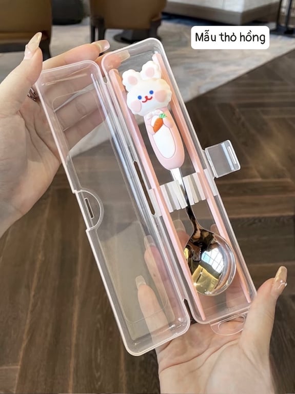 Thìa inox kute cho bé