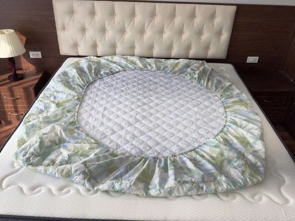 Ga chần bông có bo chun, kèm 2 vỏ gối (50x70cm)