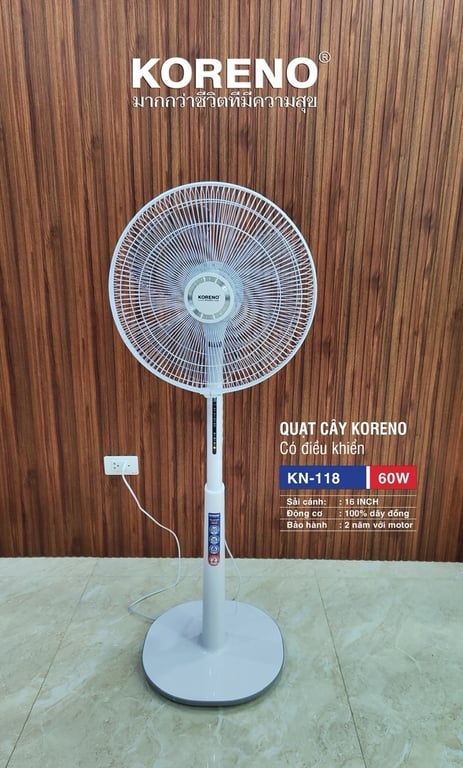 Quạt cây KORENO - có điều khiển KN-116, KN118