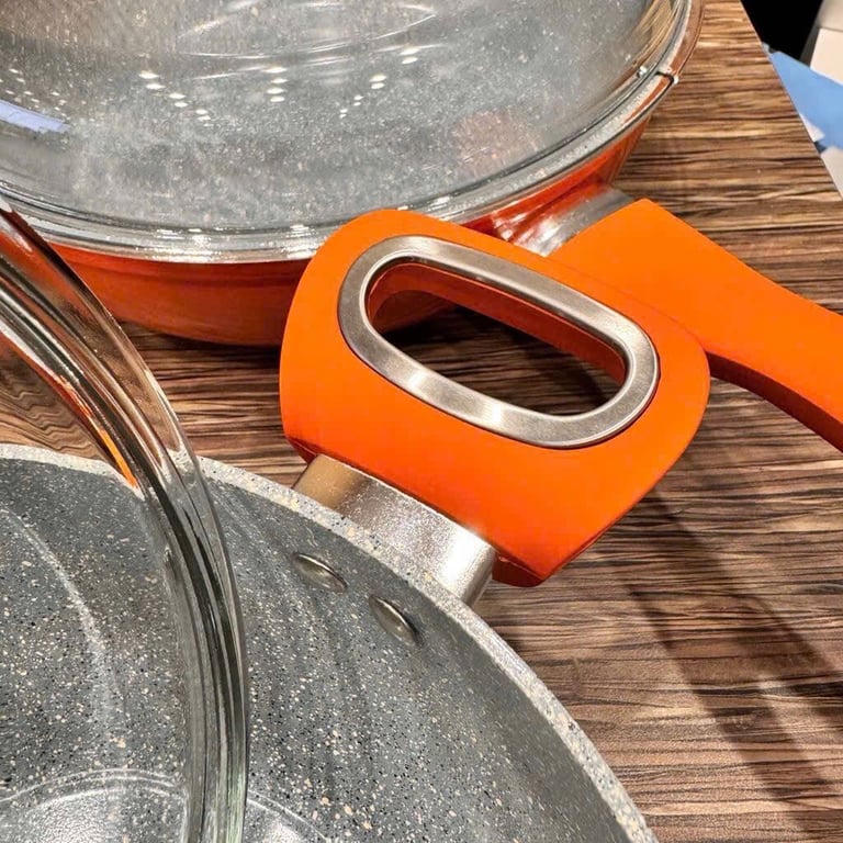 Bộ nồi chảo màu cam DTJ-PATZ001-B