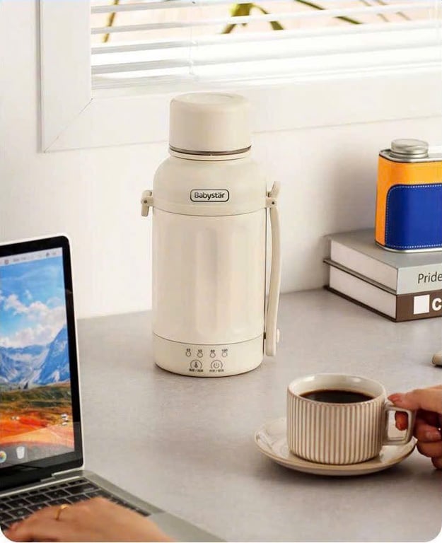 BÌNH ĐUN NƯỚC GIỮ NHIỆT 1200ML BABYSTAR
