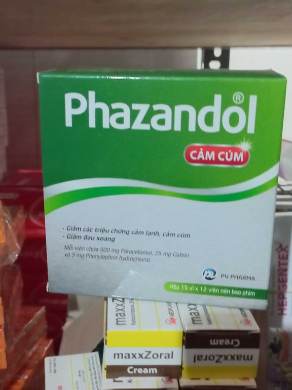 PHAZANDOL cảm cúm h/180v