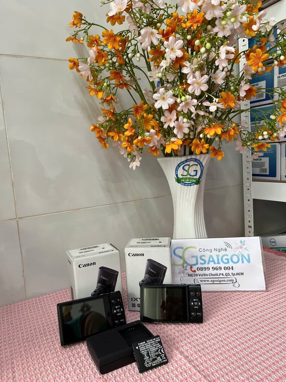 Máy Ảnh Canon IXY 650 Nhập Khẩu- Màu Đen
