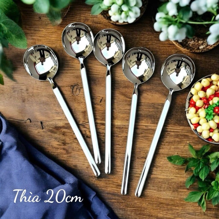 Bộ thìa dĩa hoa quả inox 304 La Cuisine - đủ size
