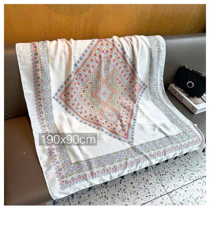 Khăn choàng đi  biển Aishang cao cấp