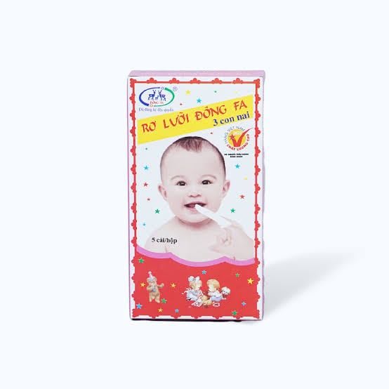 Gạc  Rơ lưỡi đông pha 5 cái / hộp lốc/10h