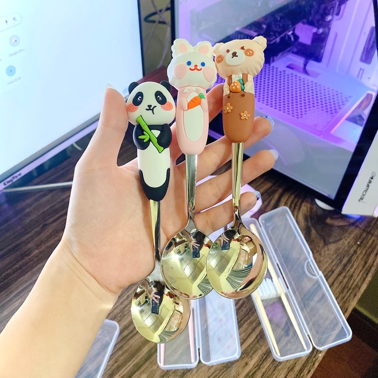 Thìa inox kute cho bé