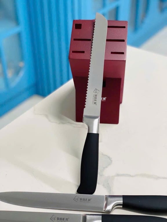 BỘ DAO 8 MÓN CAO CẤP KÈM KÉO NHÀ BẾP ARBER ABSCR8