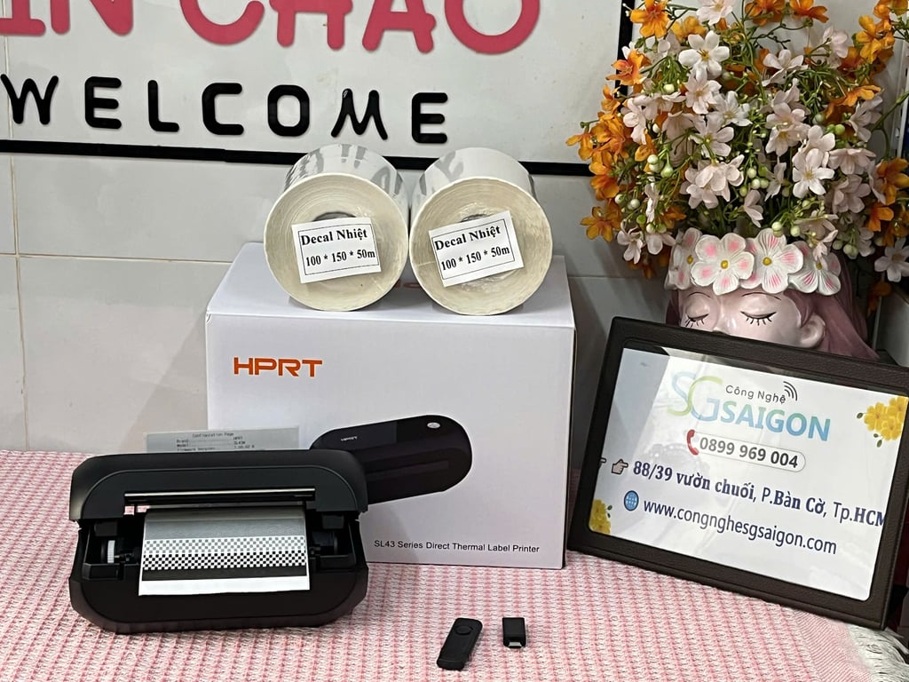 Máy in mã vạch HPRT SL43W