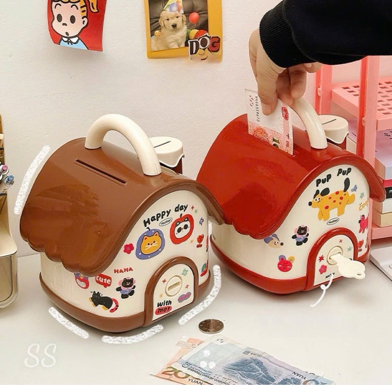 LỌ TIẾT KIỆM HÌNH NGÔI NHÀ CHO BÉ