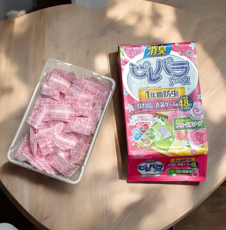 48 Túi thơm, ngăn ngừa nấm mốc côn trùng cho quần áo Earth Chem