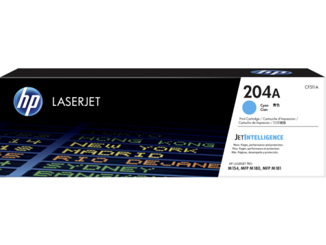 Mực In HP 204A Laser Màu Xanh (CF511A) - Chính Hãng