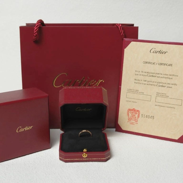 Hộp trang sức cao cấp Cartier (Bán kèm sản phẩm)