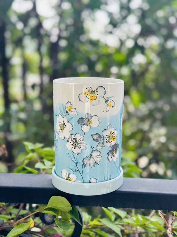 Lọ cắm đũa, cắm bút, cắm hoa, cắm cọ trang điểm….xinh xỉu