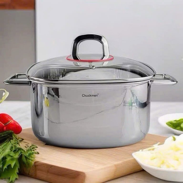 Nồi quai vuông Chockmen size 24cm thành cao 14cm CKM157