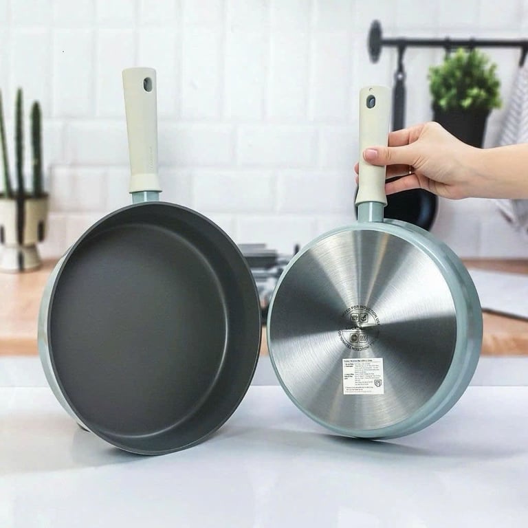 Chảo sâu lòng 22cm và nông lòng SUIT 24cm - 26cm LocknLock