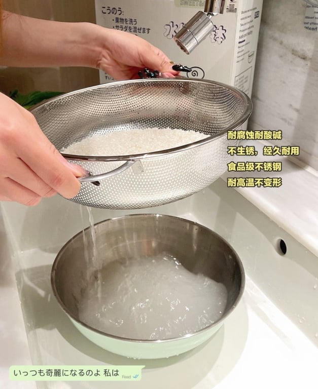 BỘ 2 MÓN THAU RỔ ĐA NĂNG RỬA RAU CỦ HÃNG SWEET&COCO XỊN ĐẸP FULLBOX