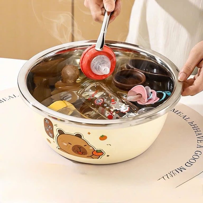 SET 3 TÔ INOX CAO CẤP 3 SIZE 20-22-24CM