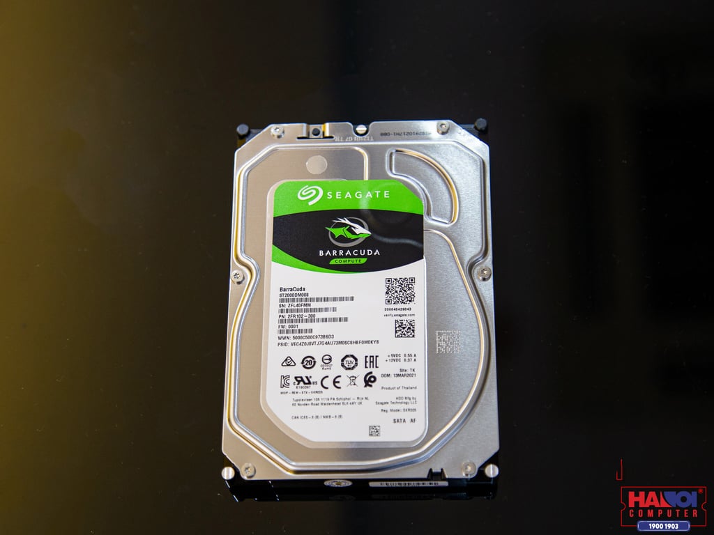 HDD Seagate Barracuda 2tb 3.5 Inch 7200rpm, Sata, 256mb Cache (ST2000DM008)