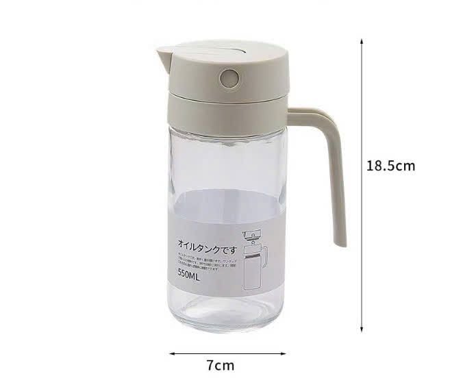 Bình đựng và rót dầu thủy tinh xuất Nhật GHA904 500ml