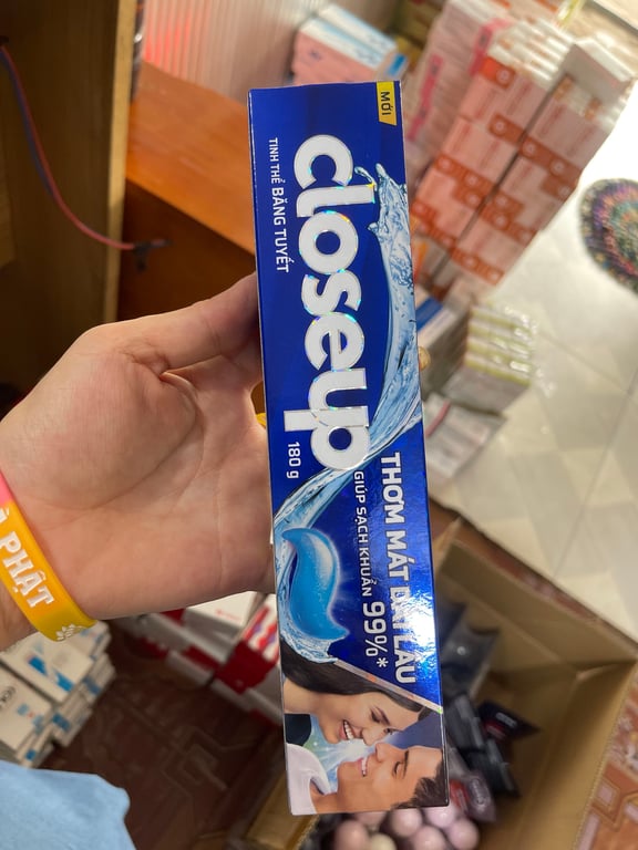 Closeup xanh dương