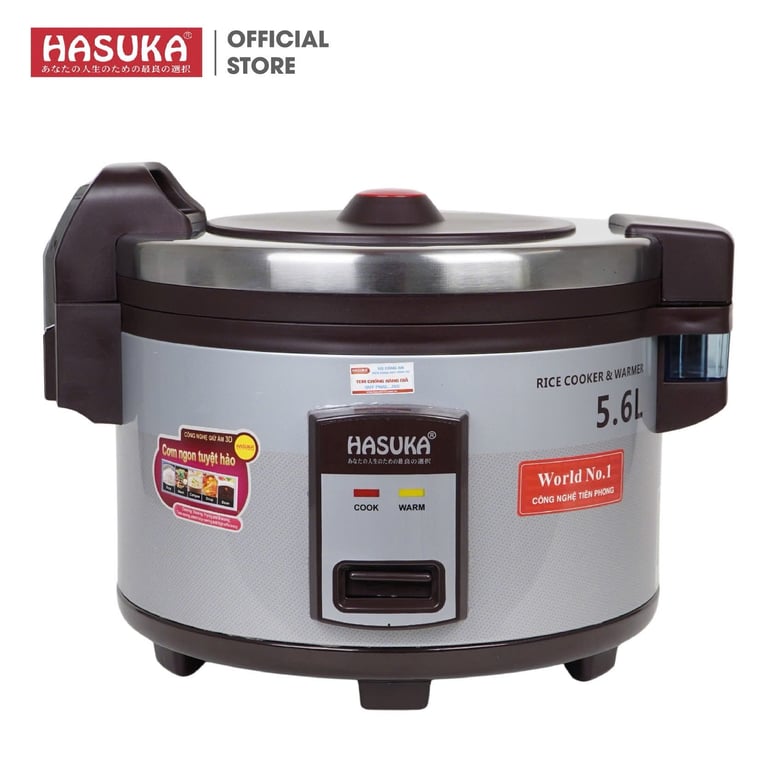 NỒI CƠM ĐIỆN CÔNG NGHIỆP HASUKA HSK-989 5.6L