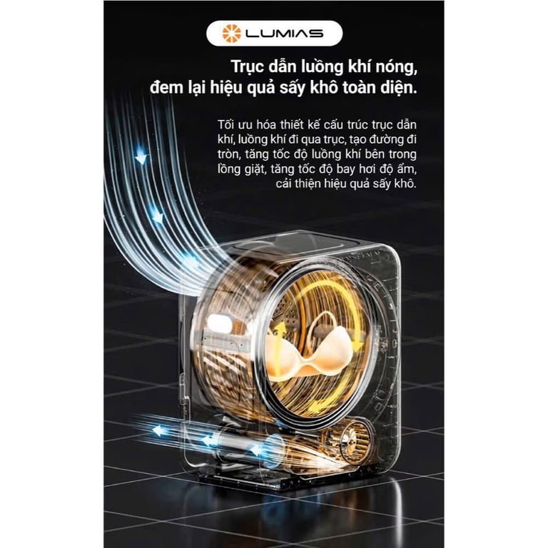 Máy sấy quần áo Lumias WCD-268W