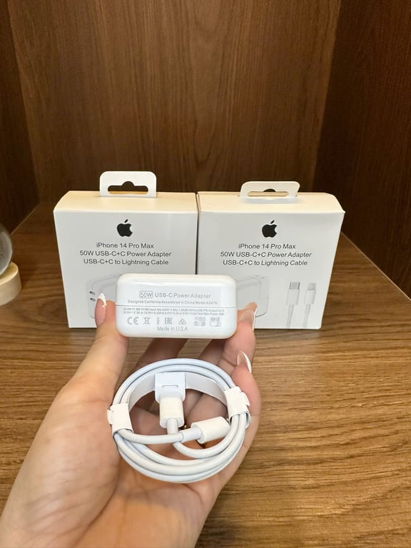 Bộ sạc nhanh 50W cho 14 Pro Max – chuẩn USA