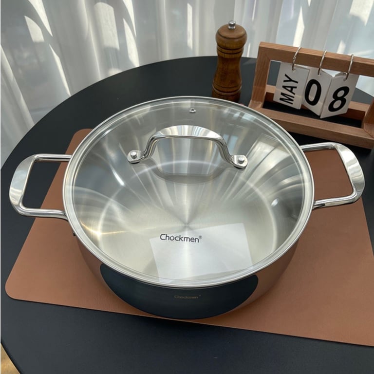⭕ CKM154: Nồi lẩu, luộc gà Chockmen 26cm