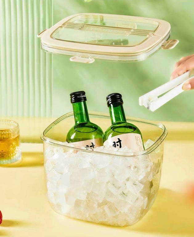 THÙNG ĐỰNG ĐÁ BẰNG NHỰA CAO CẤP TẶNG KÈM GẮP ĐÁ TIỆN LỢI