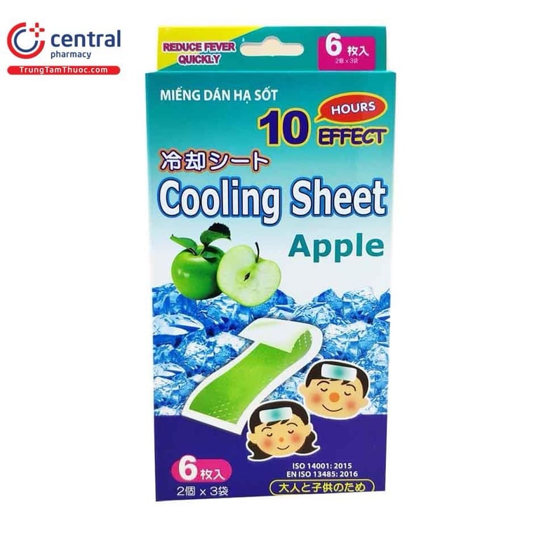 Dán hạ sốt cooling sheet h/3goi