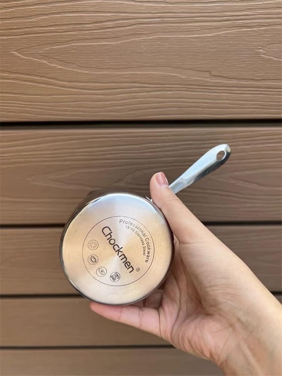 Nồi cán dài đựng sốt, cà phê Chockmen 7.3cm 350ml