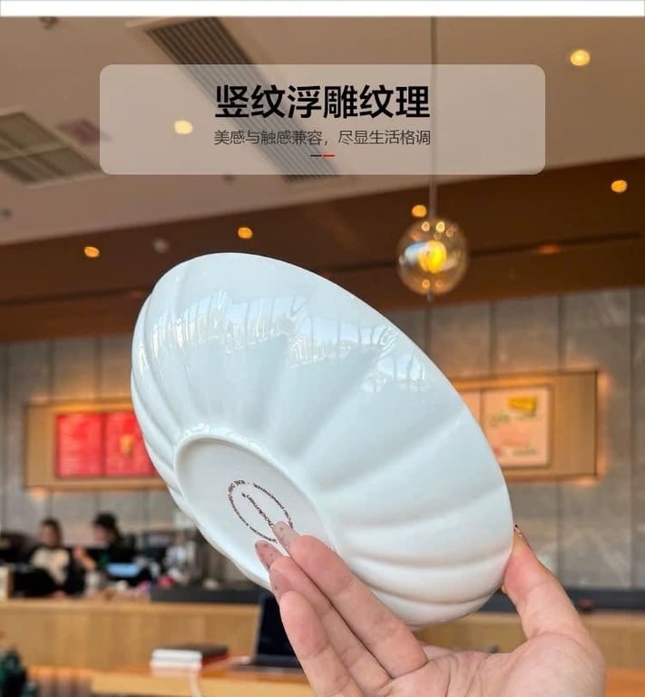 Hộp 4 đĩa sứ xương cao cấp - CKM194