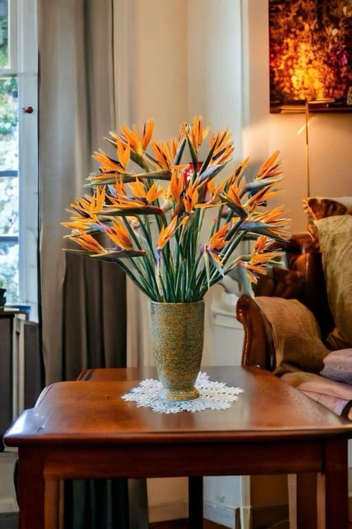 Bình loa kèn Bát Tràng cao 32cm