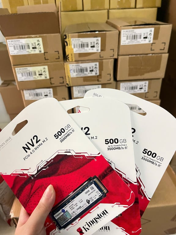 SSD Kingston NV2 500GB M.2 PCIe Gen4 x4 NVMe - (SNV2S/500G)