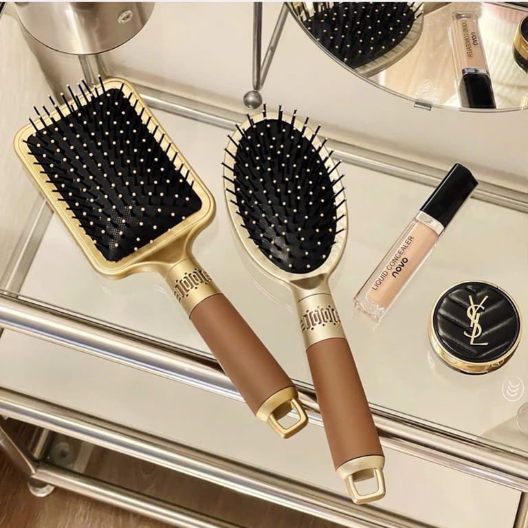 Set 3 chiếc lược cao cấp (gỡ rối + chải khô nhanh + bảo vệ tóc) sale 70%