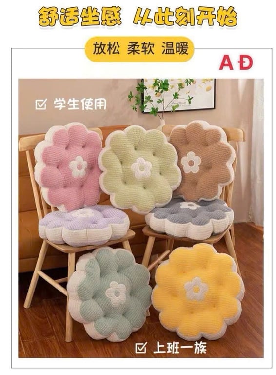 NỆM GHẾ SOFA, ĐỆM NGỒI VĂN PHÒNG , DECOR CUTE