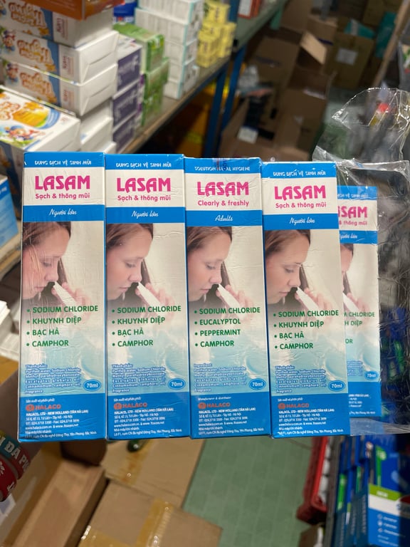 lasam xanh c/70ml xịt mũi