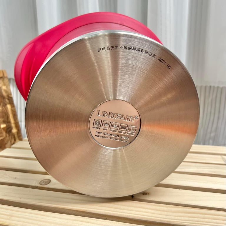 Nồi áp suất inox 6L có núm vặn LinkFair - LF719