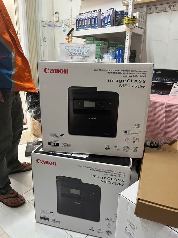 Máy In Laser Trắng Đen Đa Năng Canon MF275DW - Chính Hãng