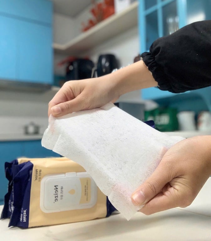 KHL20 - Set 3 hộp Khăn giấy ướt nội địa Hàn Quốc Neize loại 100 tờ/hộp