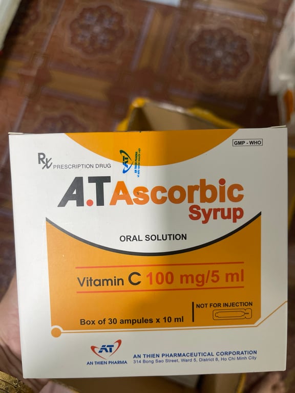 Ascorbic an thiên h/30 ống 10ml